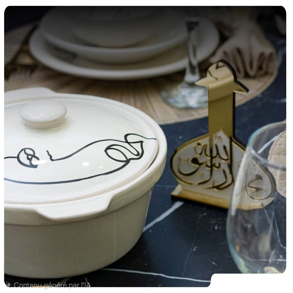 Soupier Face Art Pièce unique