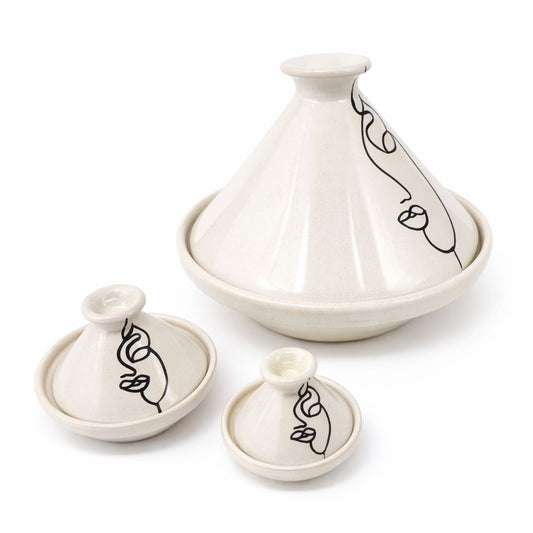 Tajine Face Art Kit 3 handcrafted pieces