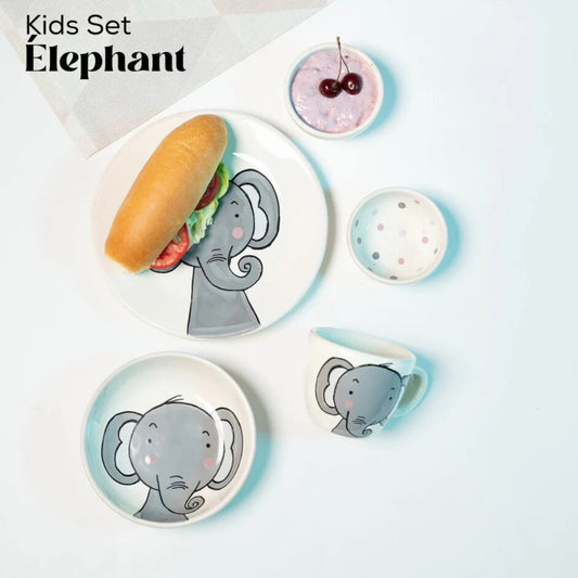 ELEPHANT – Children’s menu tableware set