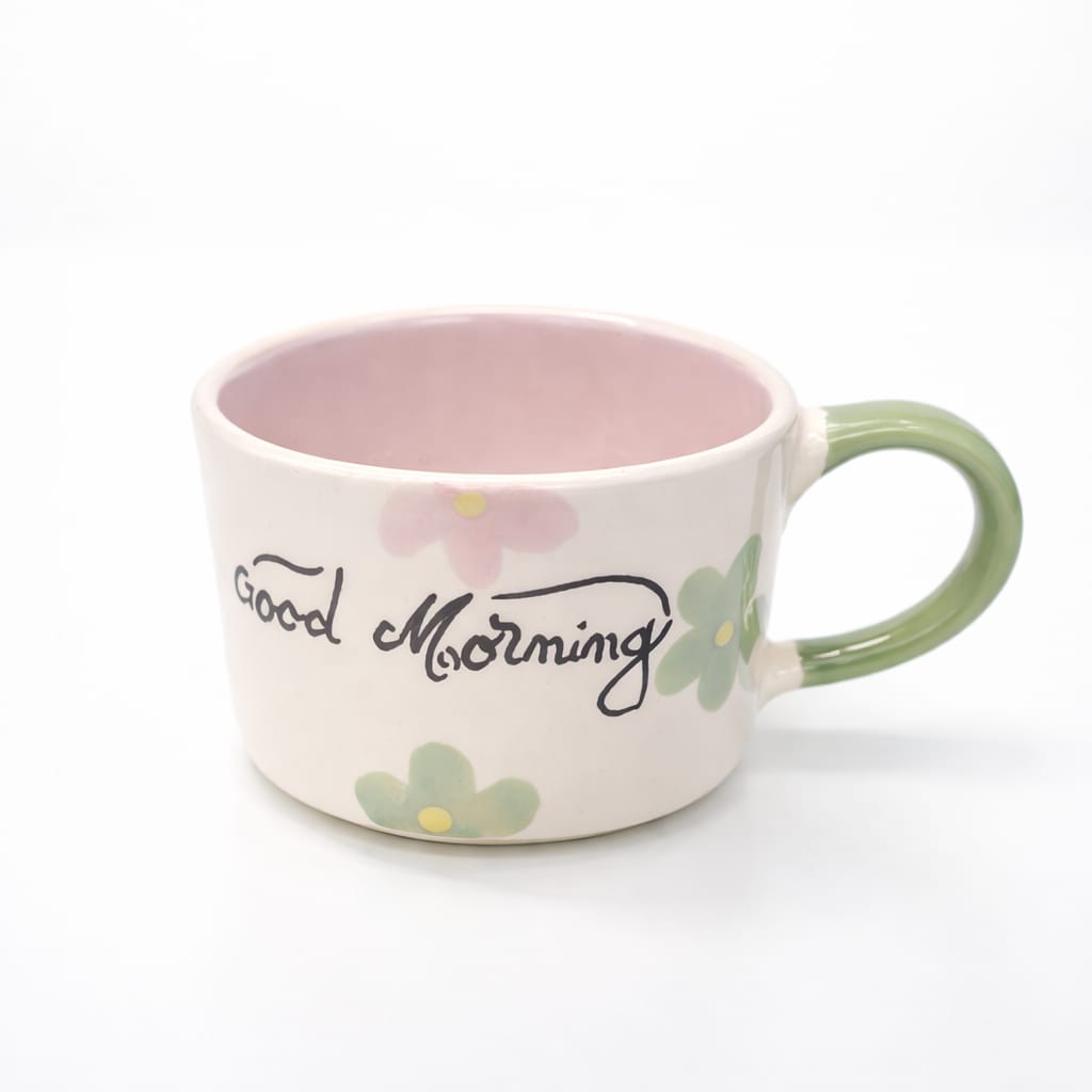 MUG hand made GOOD MORNING