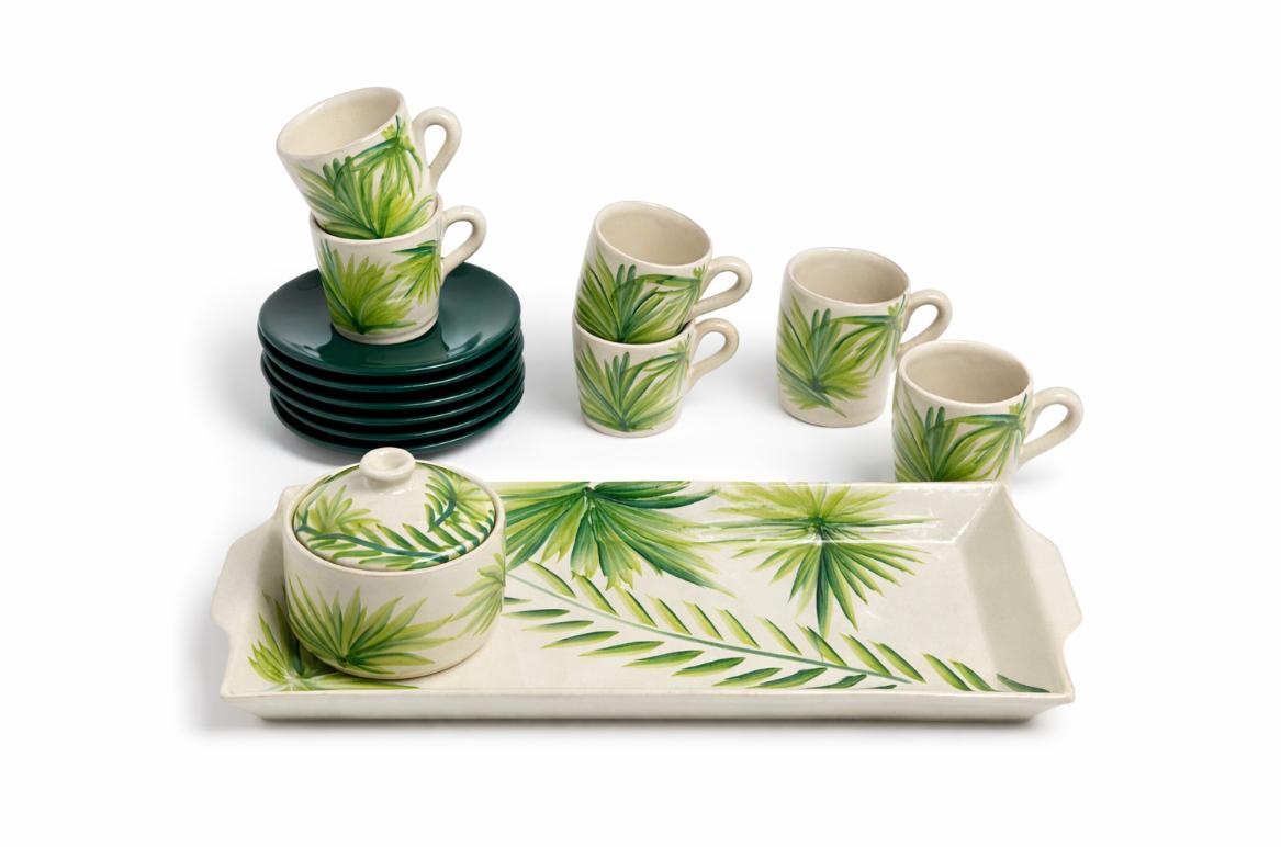 Ti-Sapin Coffee Set for 6 people (14 pieces)