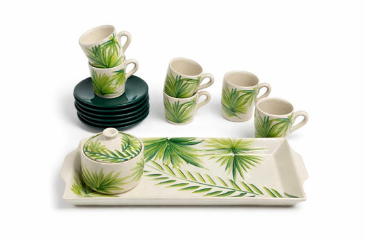 Ti-Sapin Coffee Set for 6 people (14 pieces)