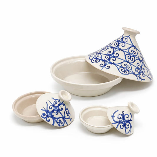Sidi Bou Tajine Kit 3 artisanal pieces