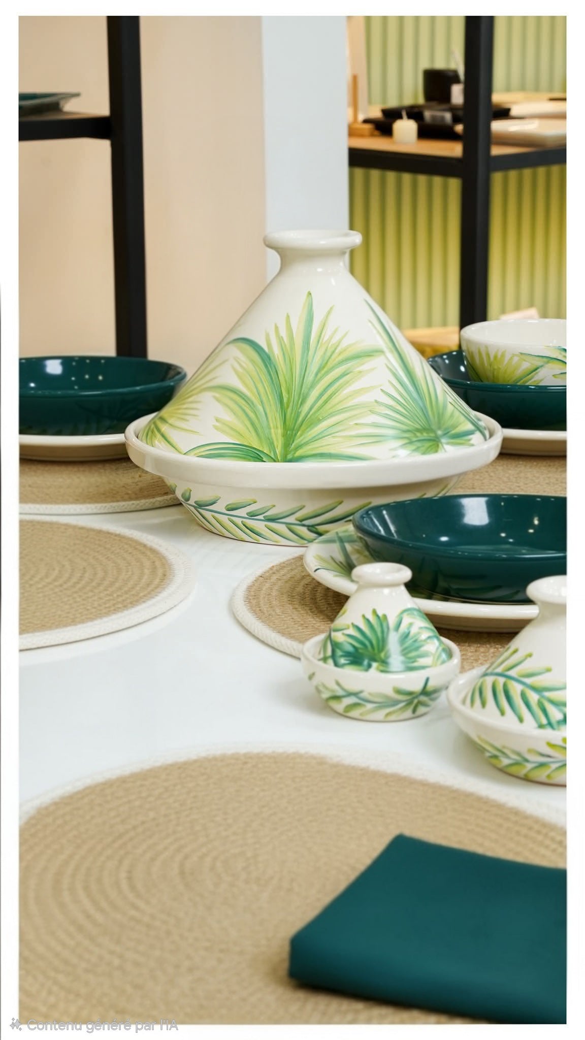 Kit Tajine Ti-Sapin 3 pièces artisanales