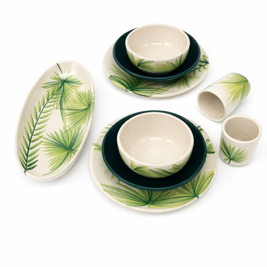 Ti-Sapin 2-person dinnerware set