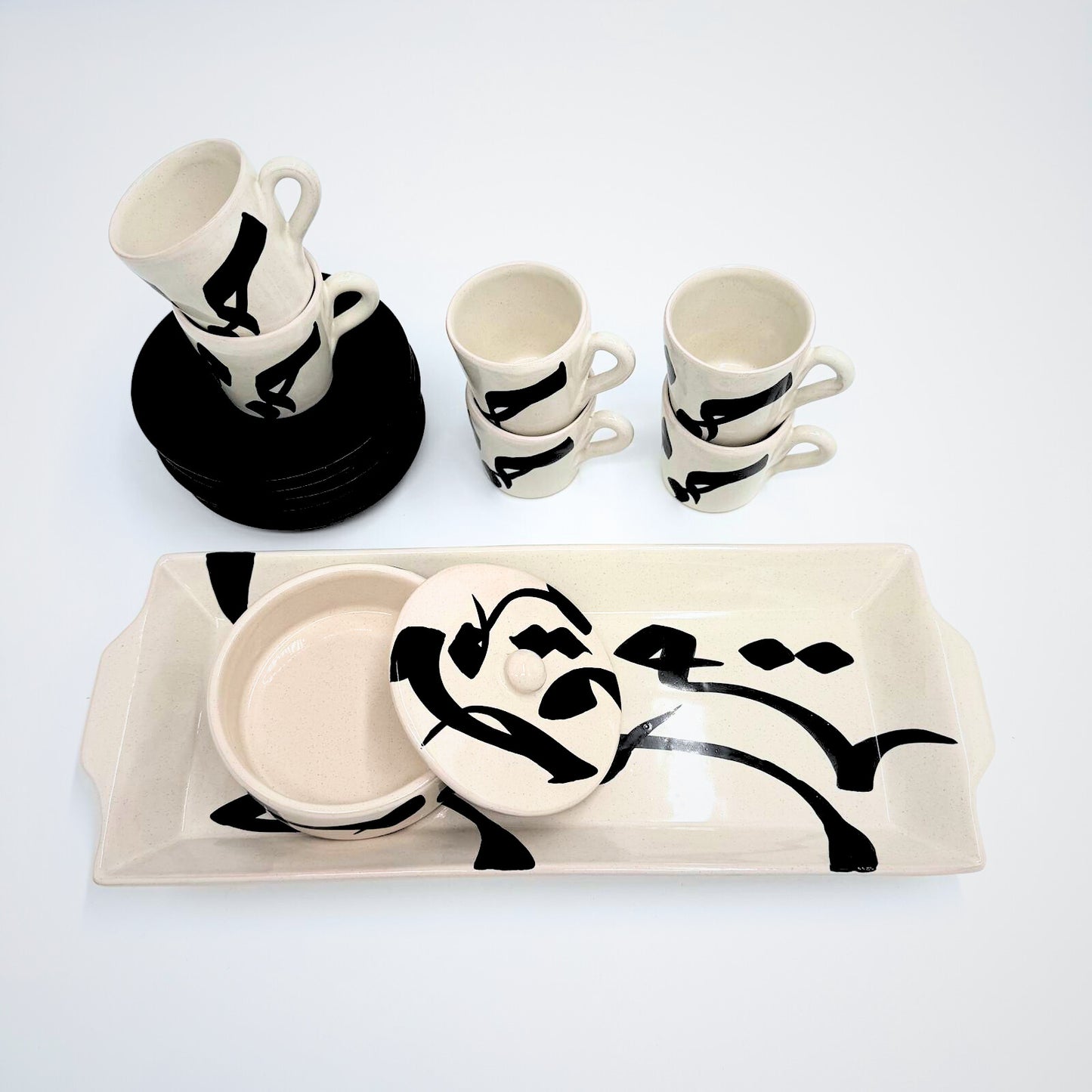 Alif Coffee Set for 6 people (14 pieces)